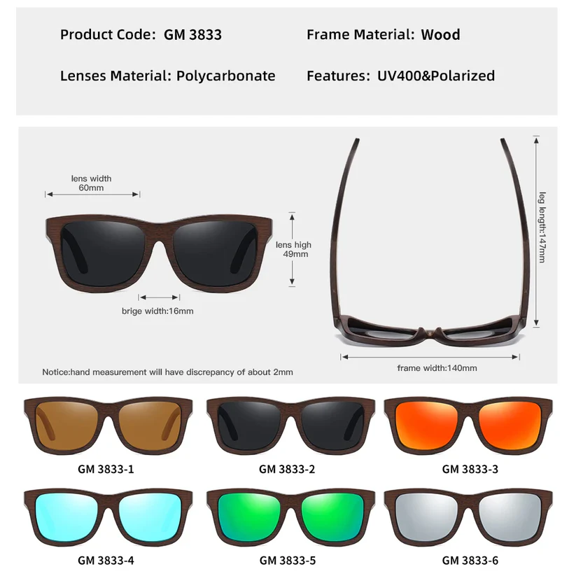 Wooden Frame Sunglasses