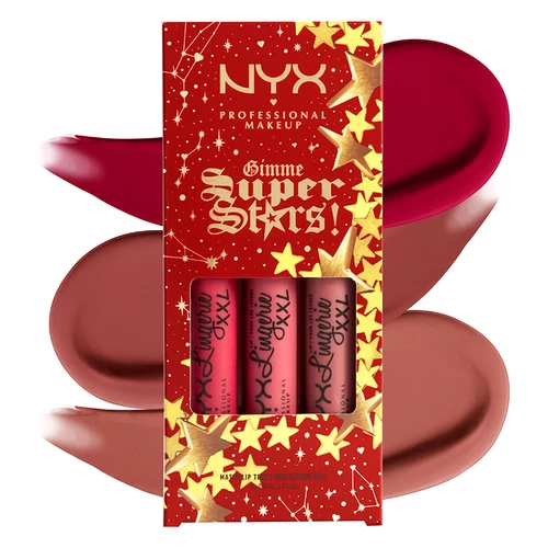 Nyx Pro Makeup Gimme Super Stars! - Trio Lipsticks Kill Warm Berries