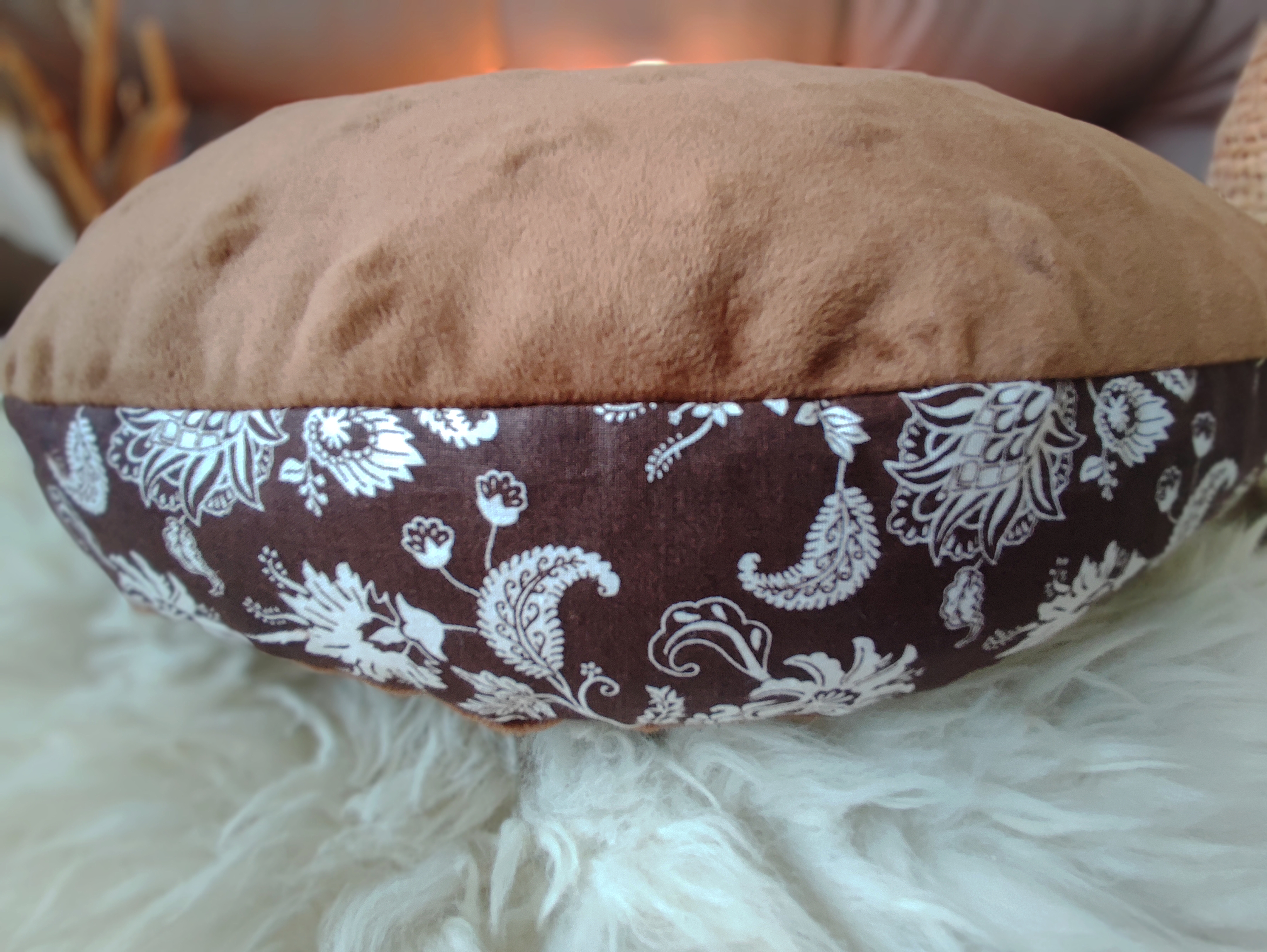 Multifunktions - Mondkissen Zirbe groß `Chocolate Starfish´