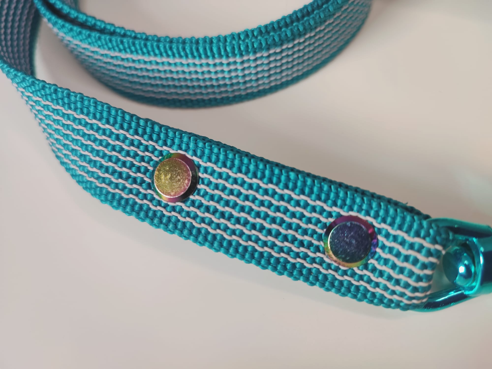 Kurzführ- und Trainingsleine gummiert