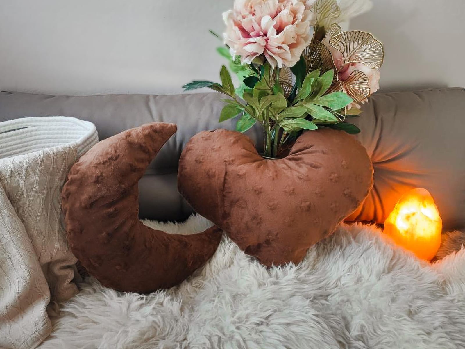 Nacken - Mond ´Chocolate Starfish´ mit Zirbenfüllung