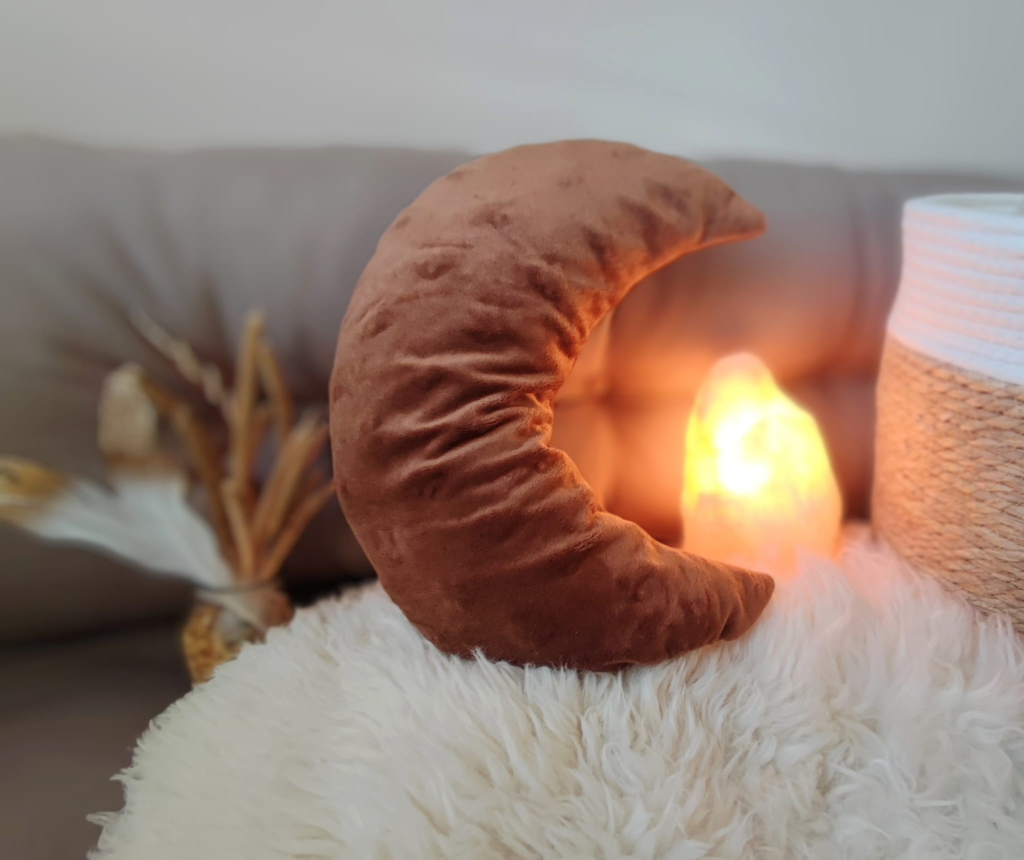 Nacken - Mond ´Chocolate Starfish´ mit Zirbenfüllung