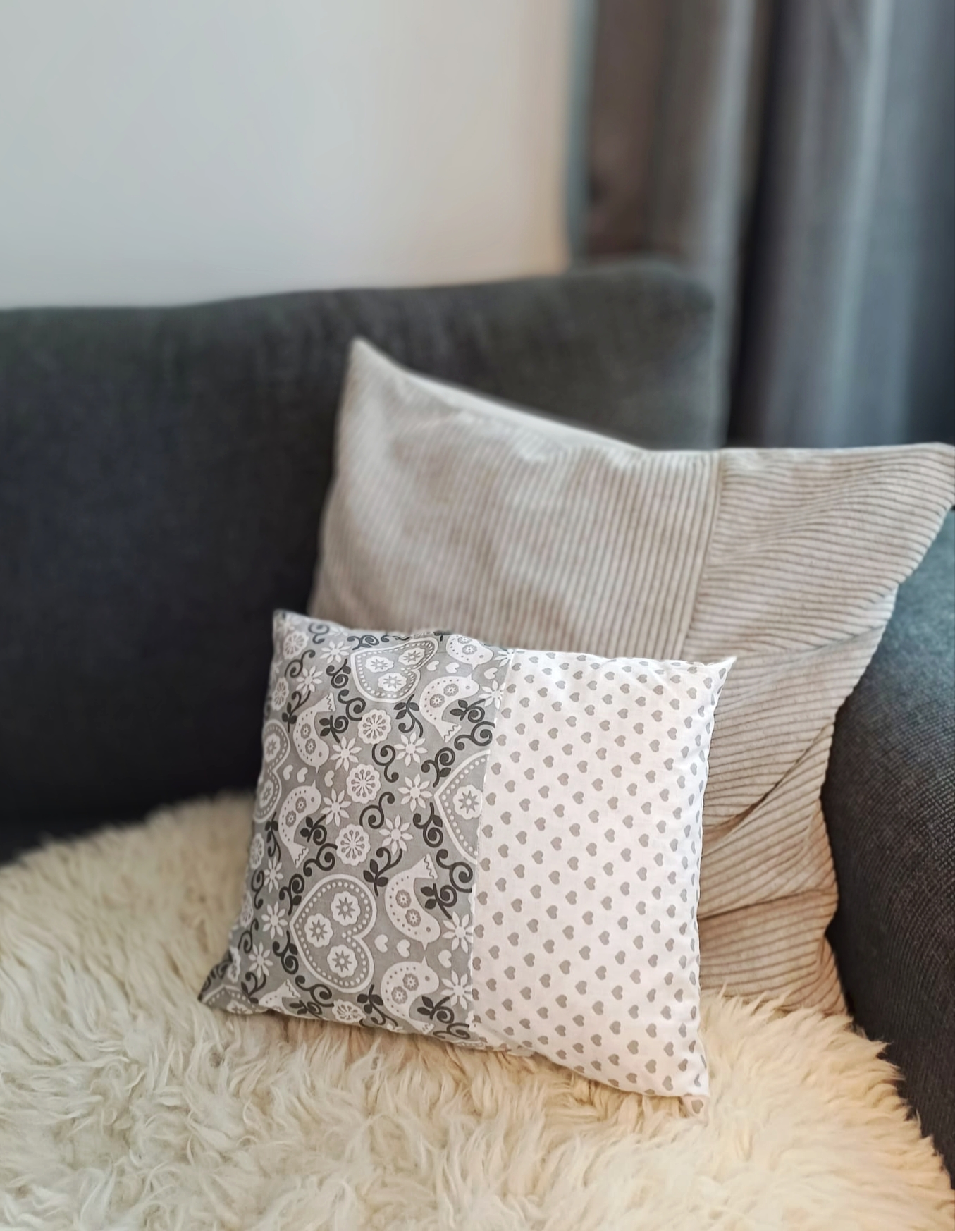 Zirbenkissen `Birdy` klassisch