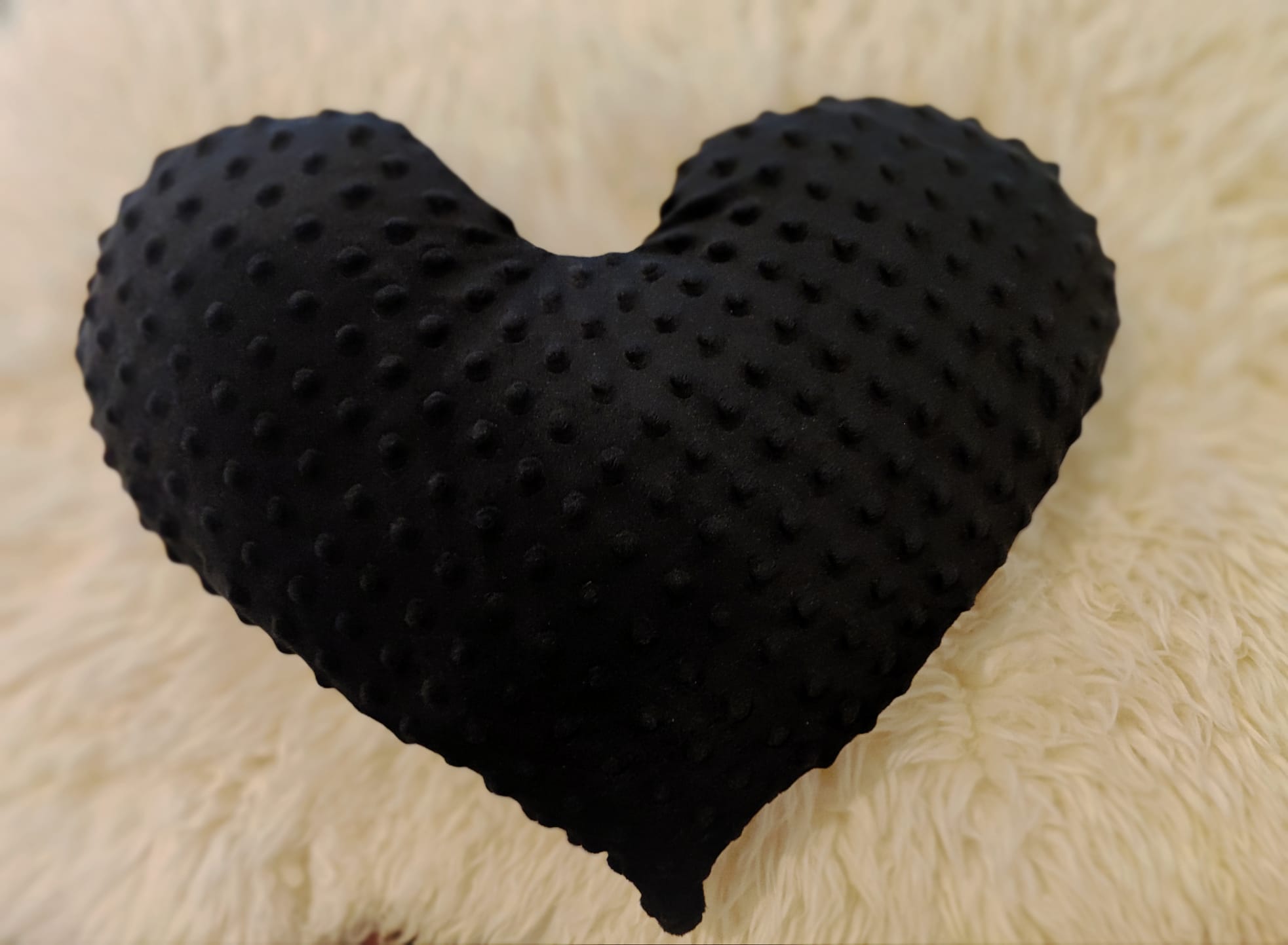 Nackenschmeichler Zirbenherz ´Black Pearl´