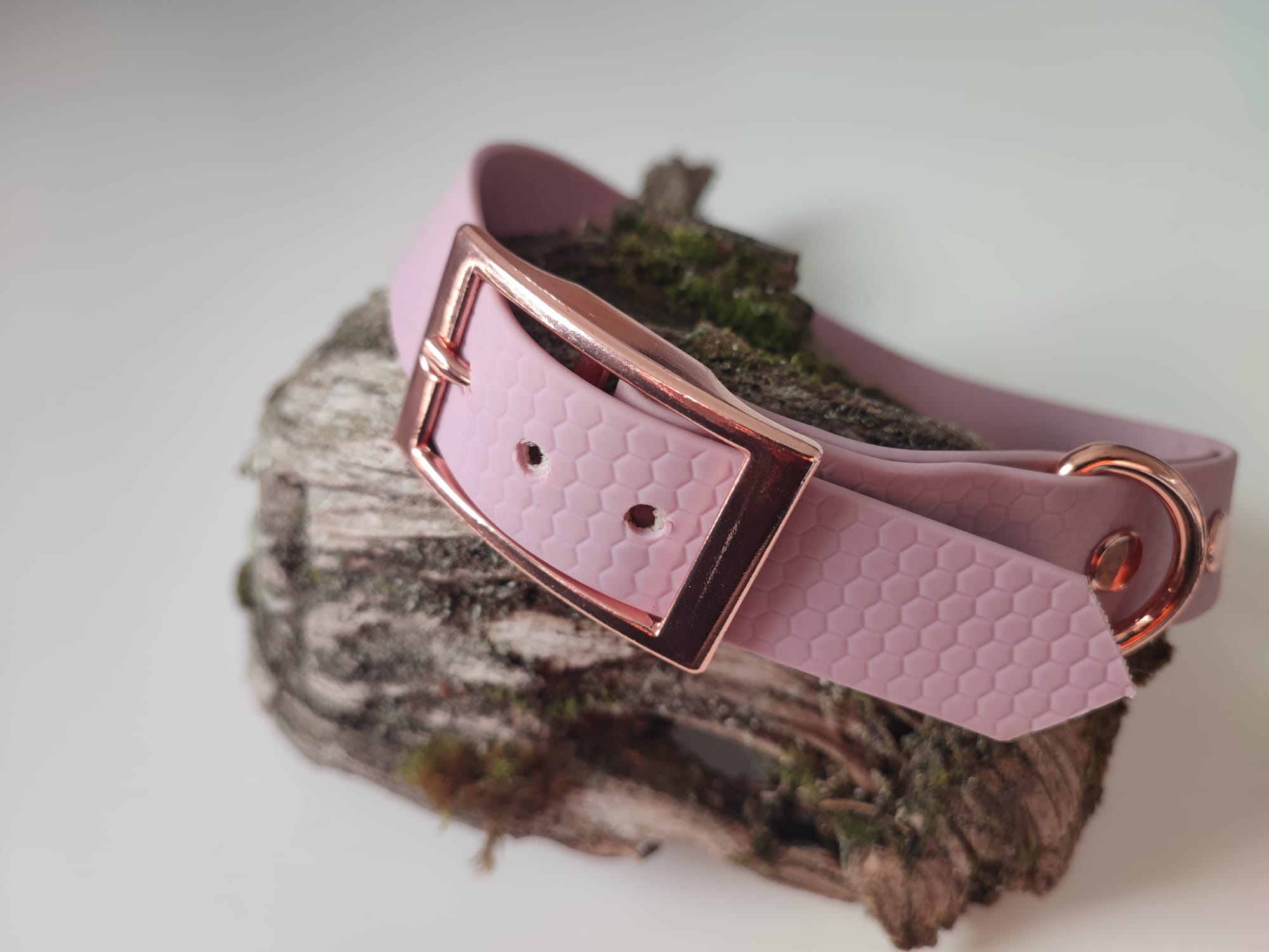 Biothane Halsband klassisch `Dirty Pinky´