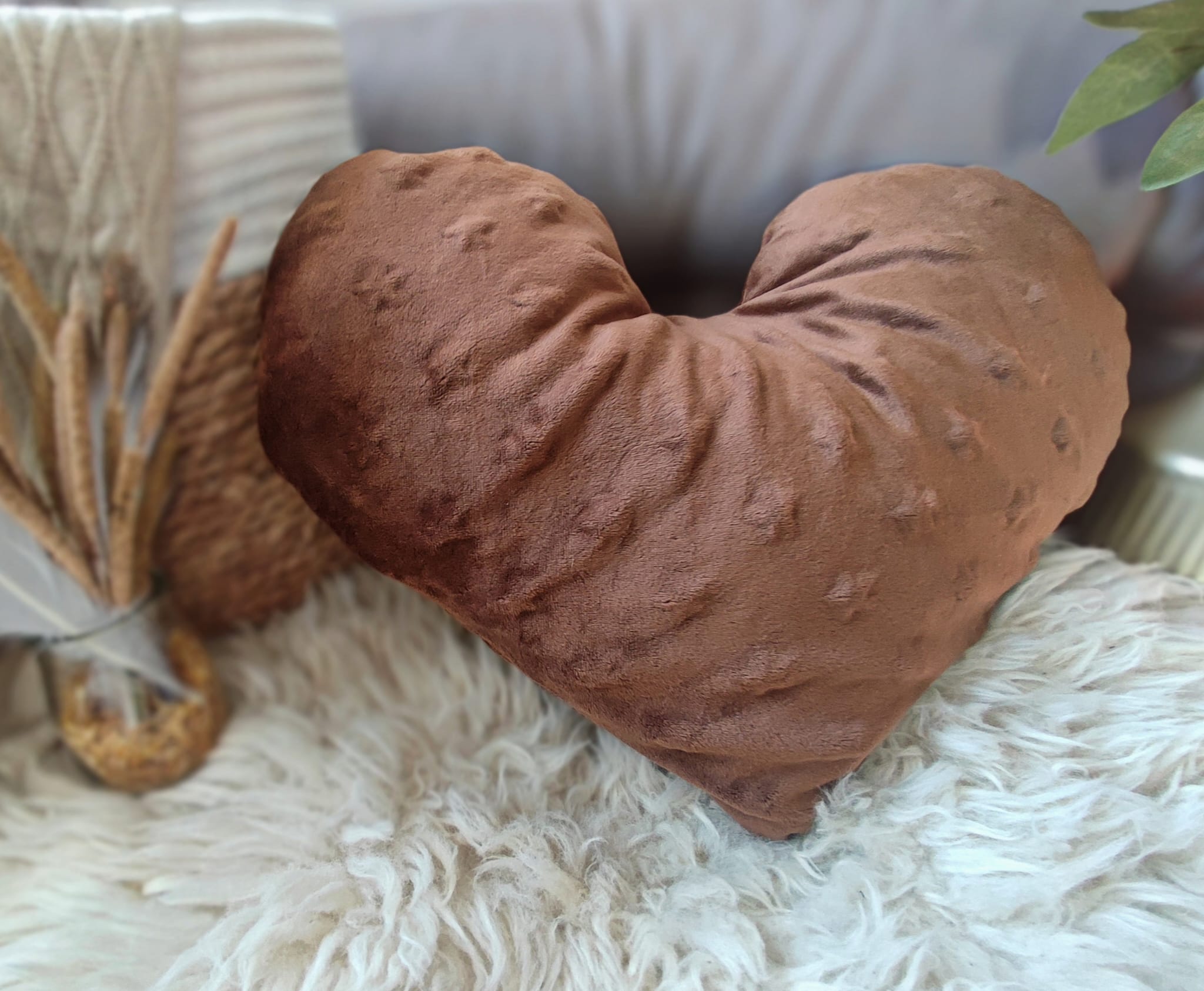 Nackenschmeichler Zirbenherz ´Chocolate Starfish´