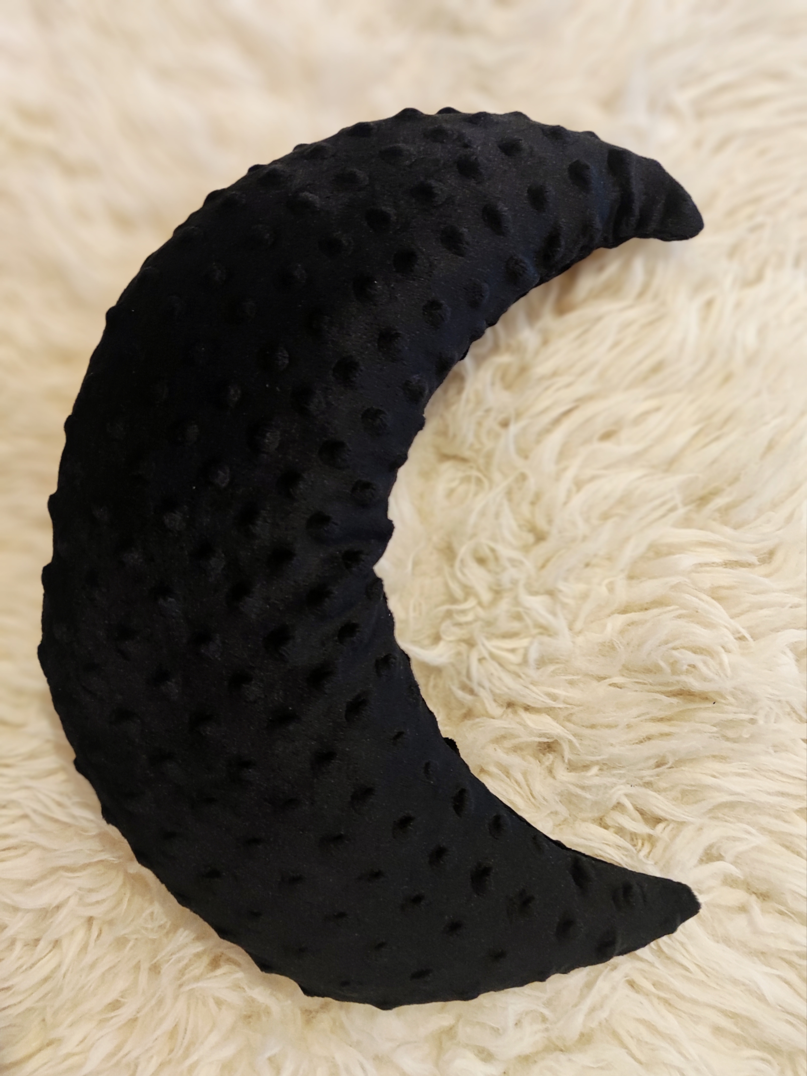 Nacken-Mond ´Black Pearl´ mit Zirbenfüllung