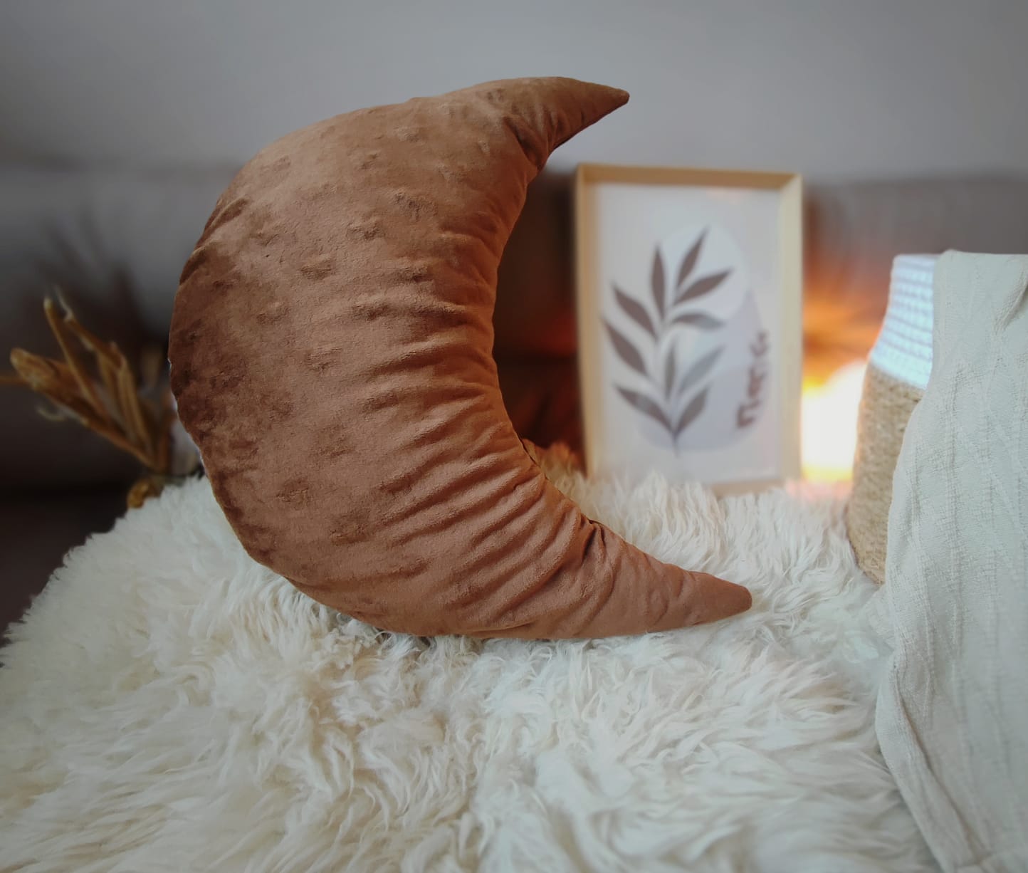 Multifunktions - Mondkissen Zirbe groß `Chocolate Starfish´