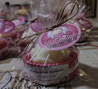 Recuerdo de bautizo personalizado