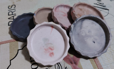 Portavasos de ceramica artesanal