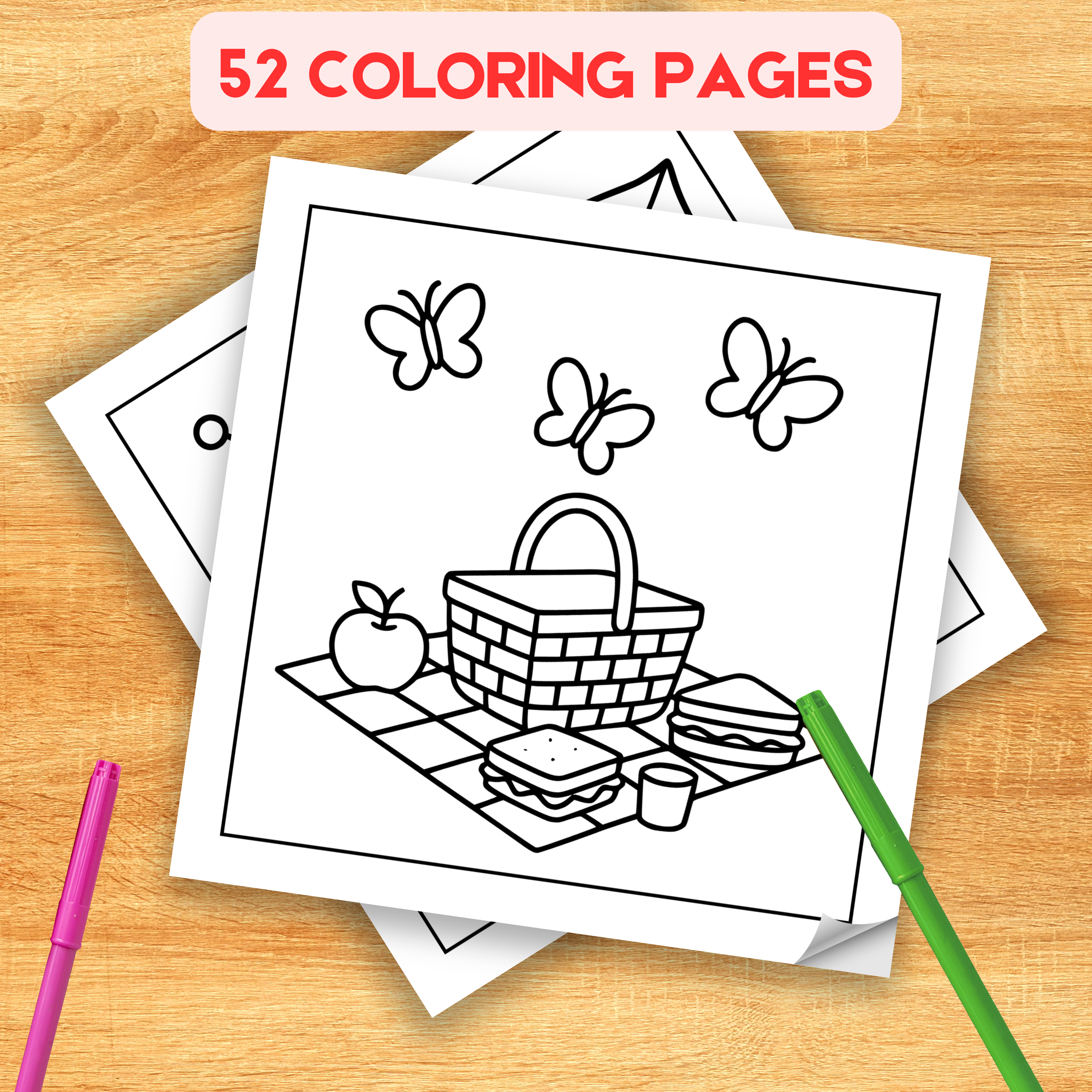 I Love Spring Bold & Easy Coloring Book