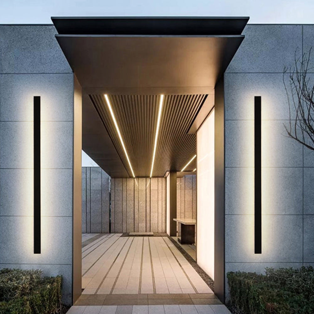 Sleek Linear Outdoor Wall Light