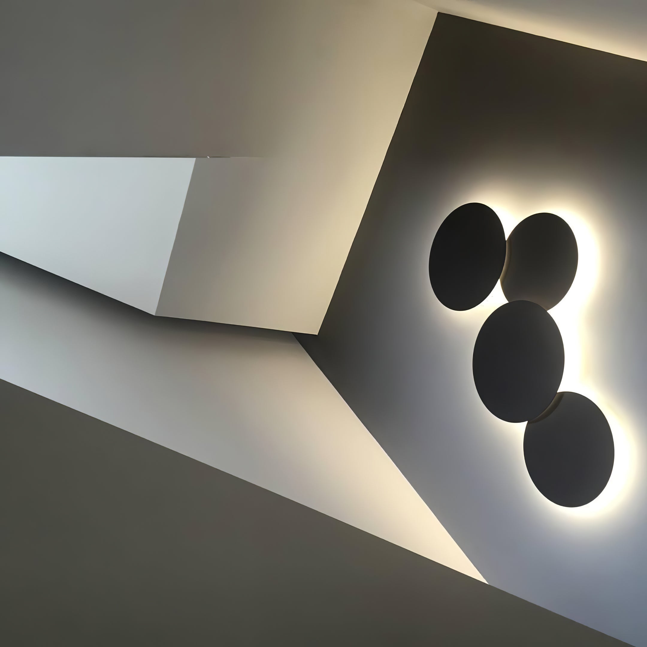 Round Architectural Wall Light