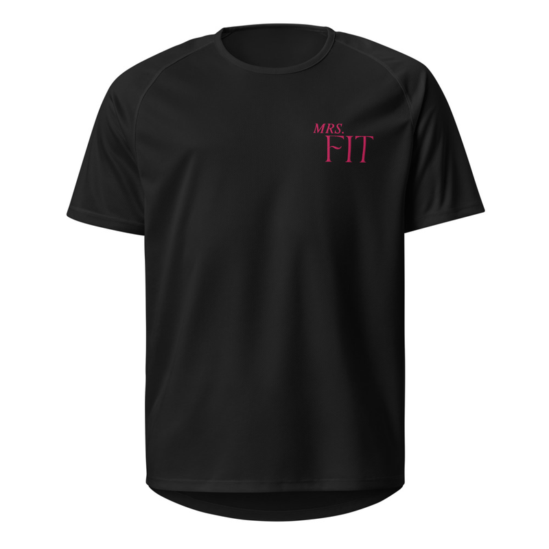 Mrs. Fit Embroidery Stitched Sports Jersey