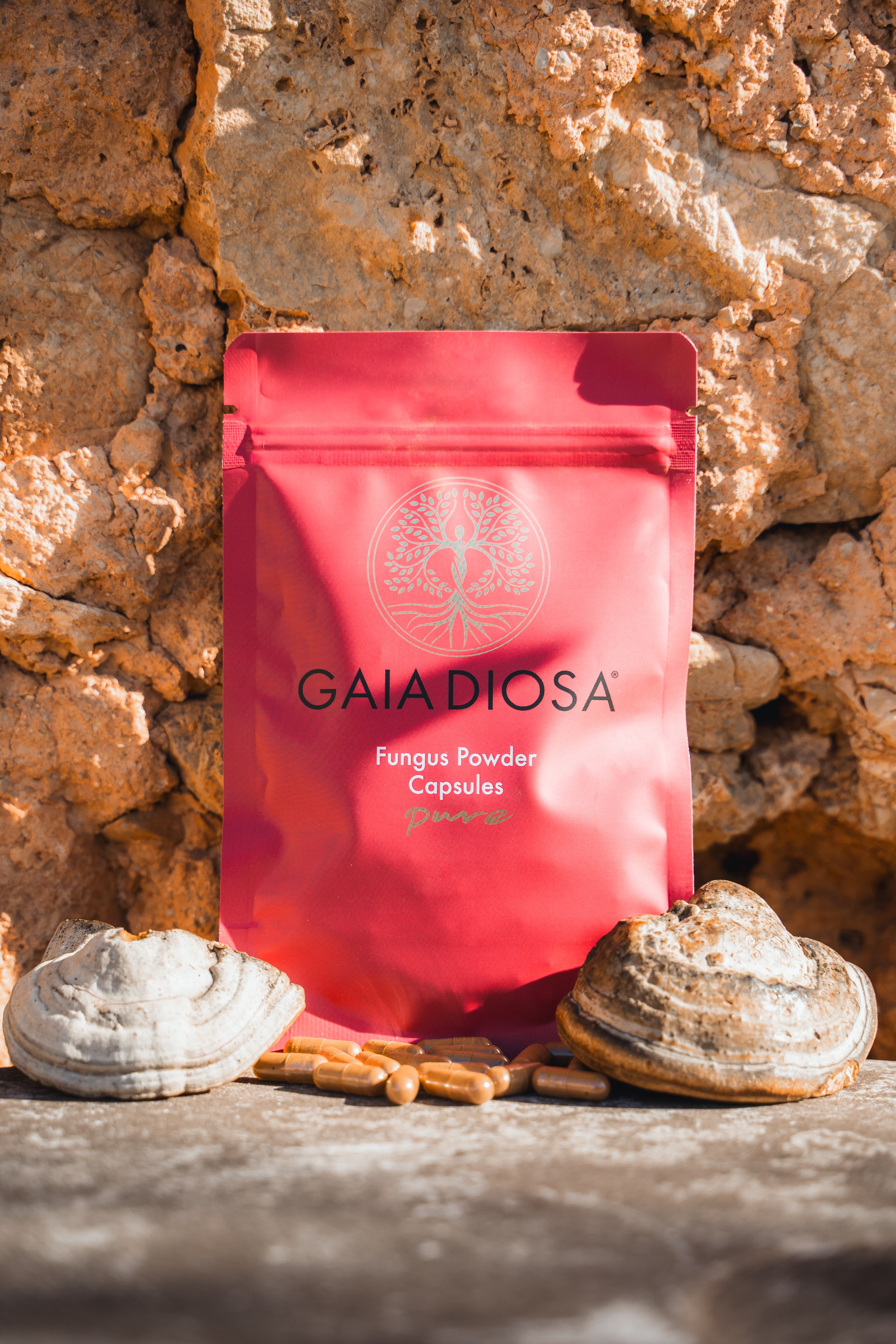 Gaia Diosa® Zunderschwamm Kapseln - Pure 7–10 Stück (30 %)