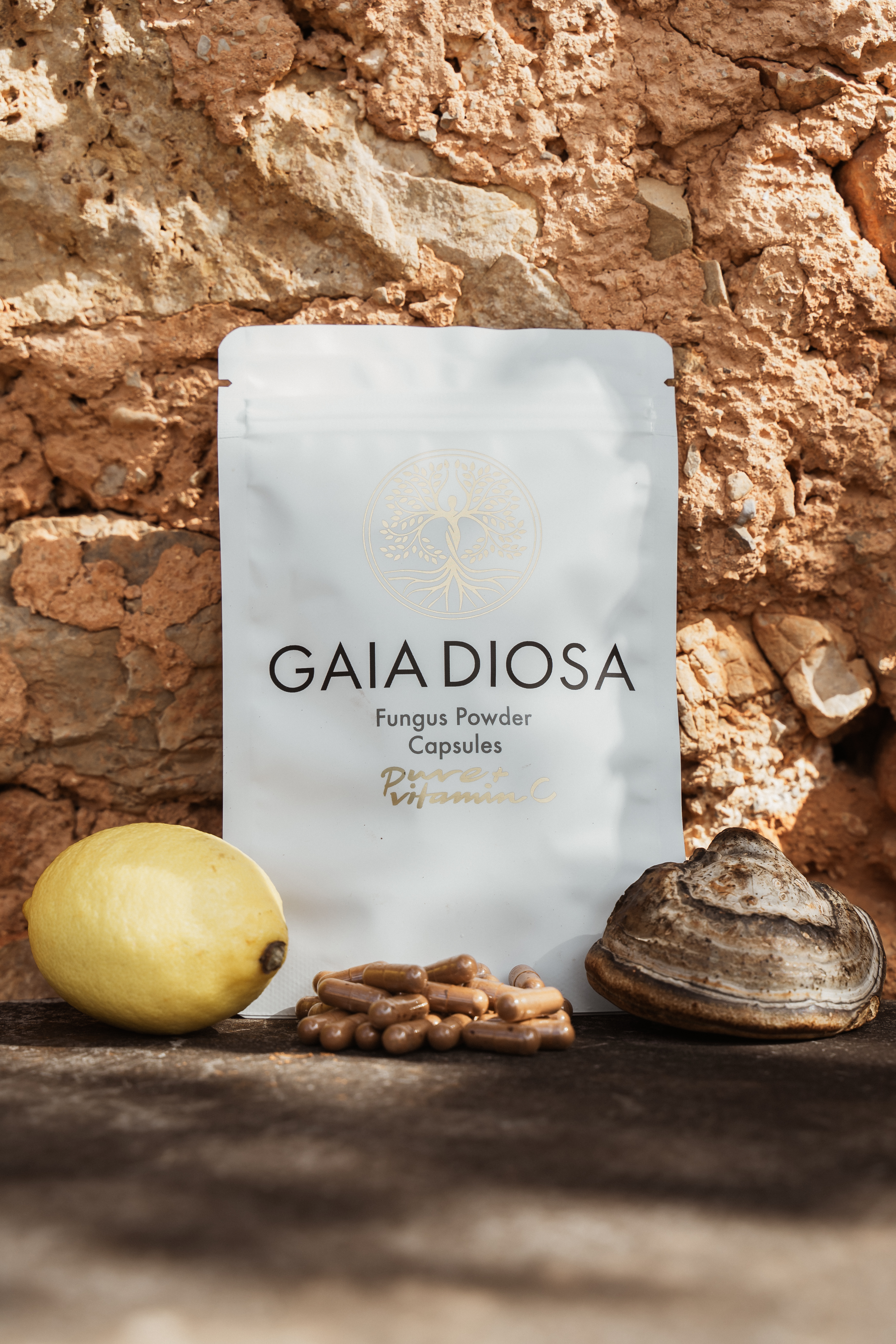 Gaia Diosa® Zunderschwamm Kapseln mit Vitamin C 1–3 Stück (10 %)