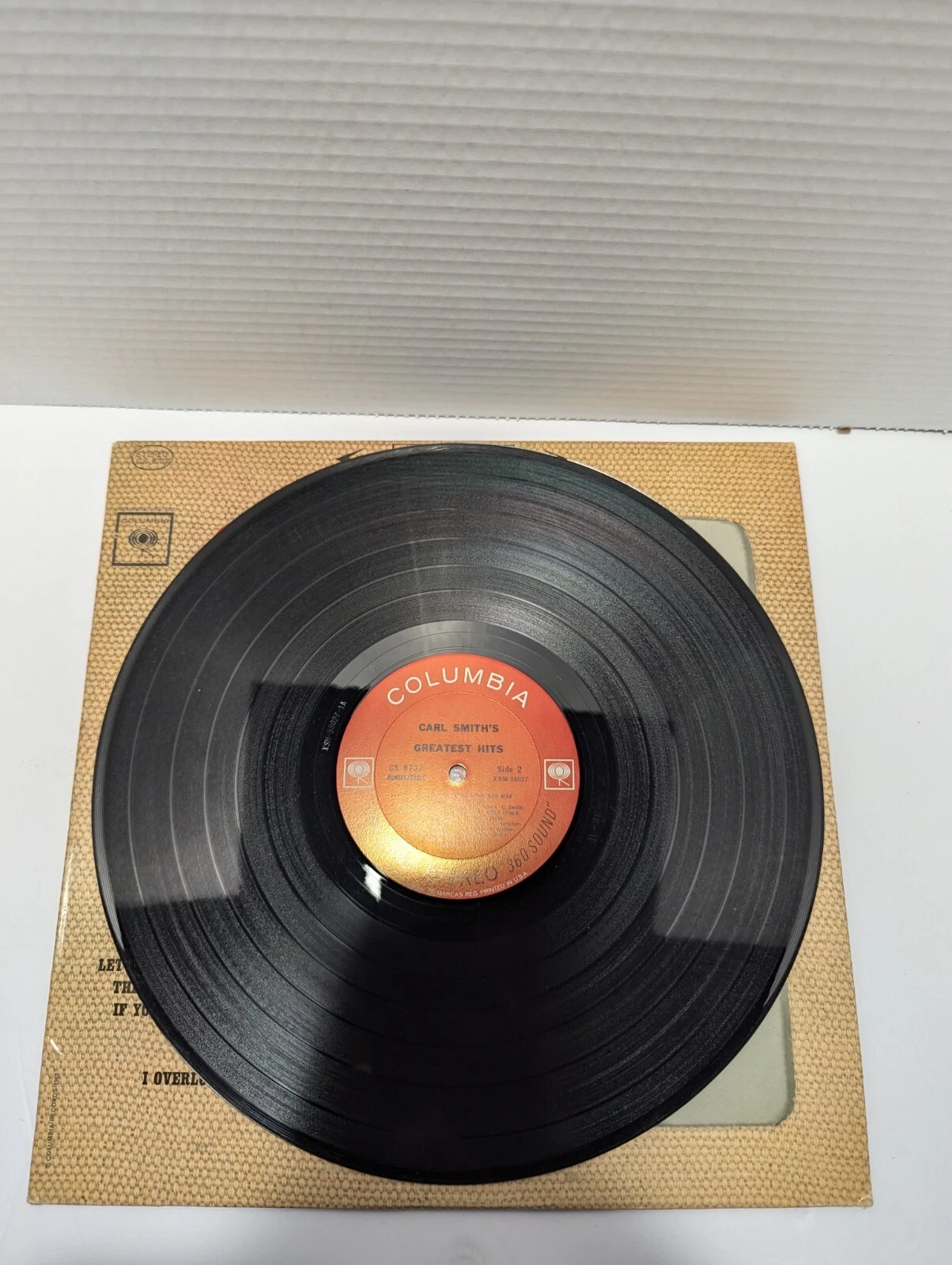 Carl Smith’s Greatest Hits Vinyl Record Classic Country LP Album