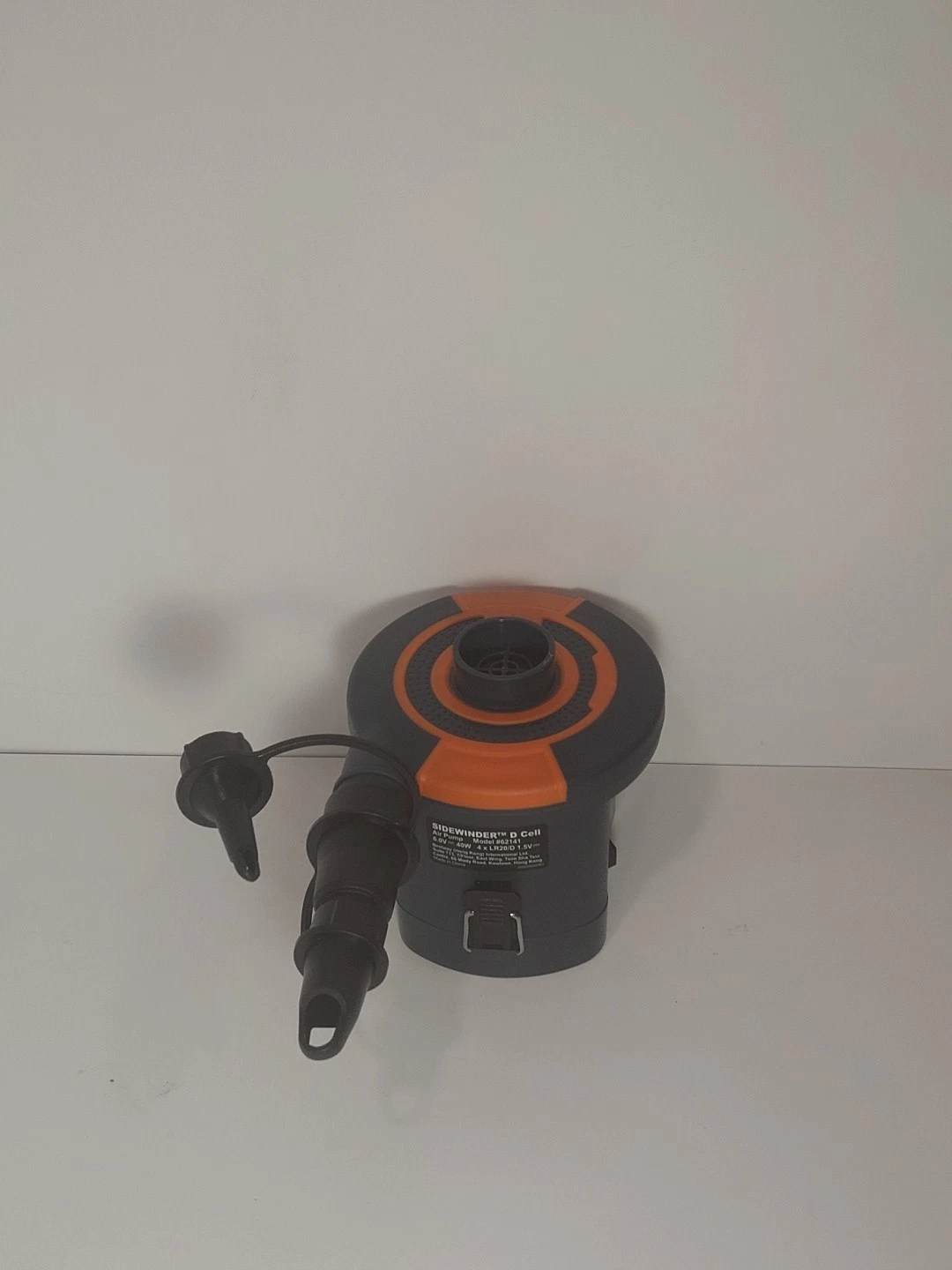 Sidewinder D Cell Electric Air Pump Battery Operated Inflator Portable