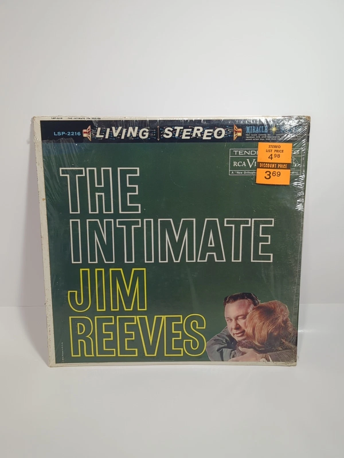 The Intimate Jim Reeves Vinyl LP Classic Country Record Album