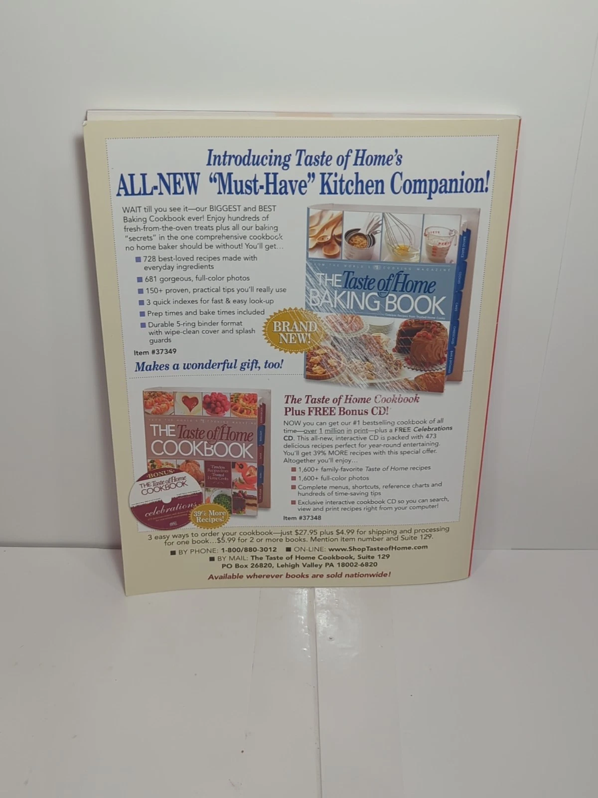 Taste of Home Church Supper Cookbook Community Recipes Family Favorites