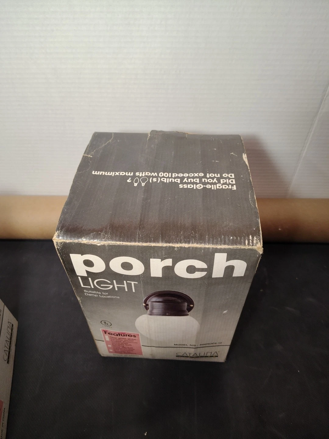 Lot of 2 Catalina Lighting Outdoor Porch Lights Wall-Mount Exterior Lanterns