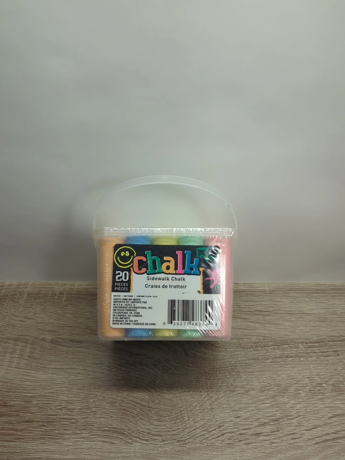 Sidewalk Chalk Set Outdoor Kids Drawing Chalk Assorted Colors Playground Art