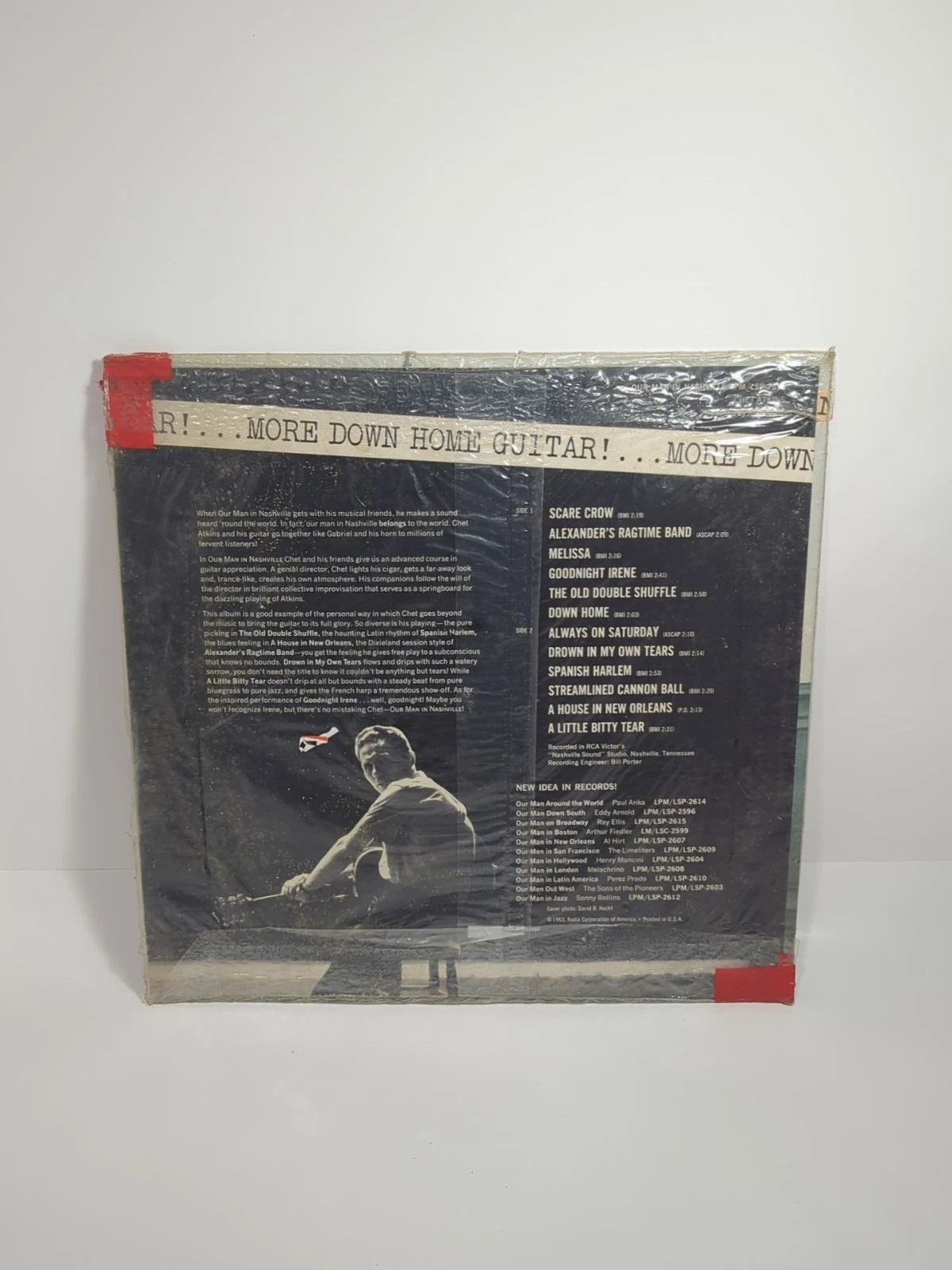 Our Man in Nashville Chet Atkins Vinyl LP Classic Country Record Album