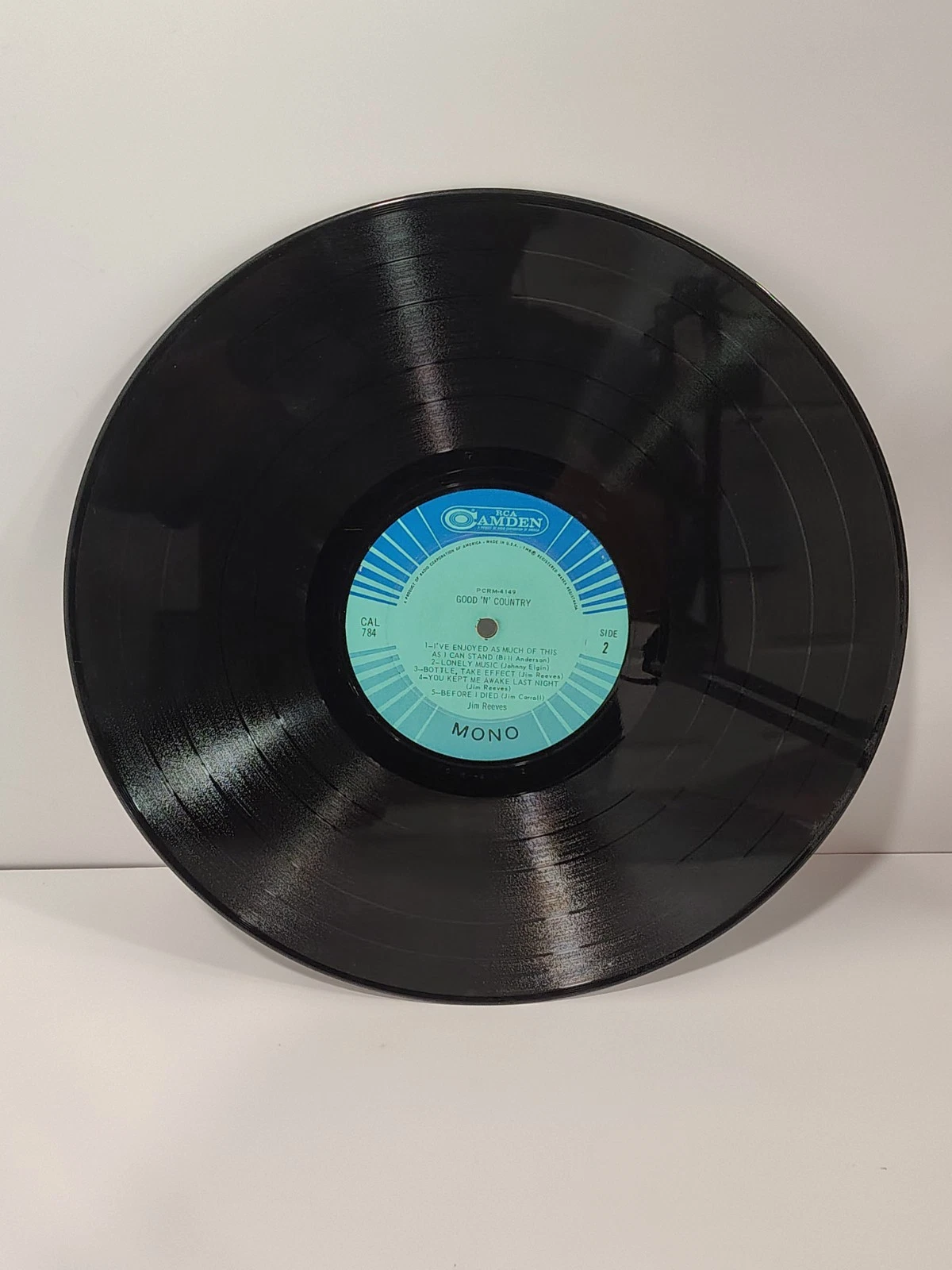 Jim Reeves Good ’N Country Vinyl Record Classic Country LP Album