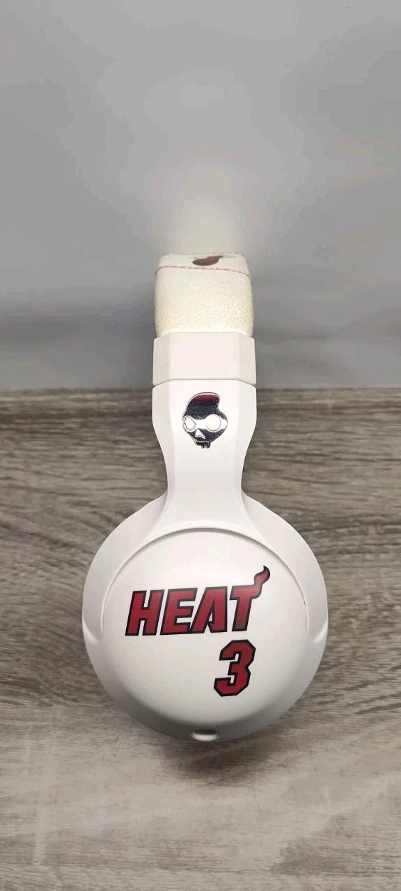 Skullcandy Miami Heat Limited Edition Headphones NBA Official Licensed