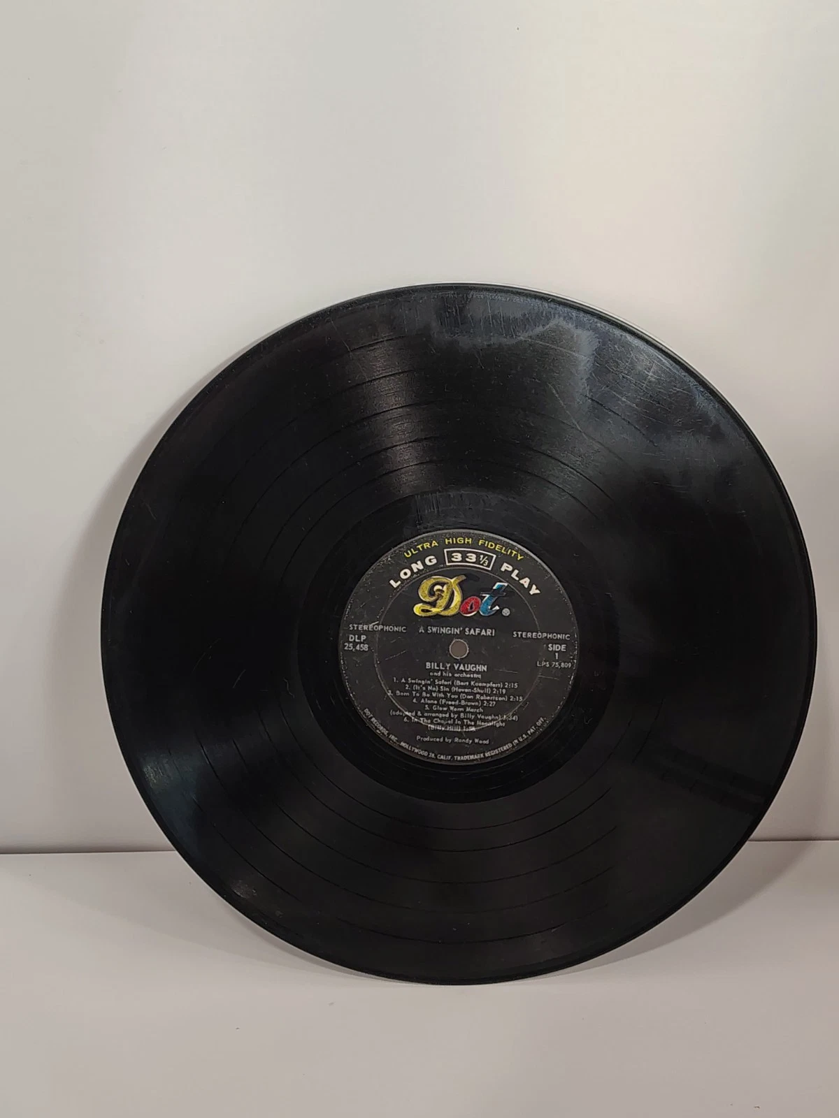 A Swingin' Safari Vinyl Record Billy Vaughn Orchestra