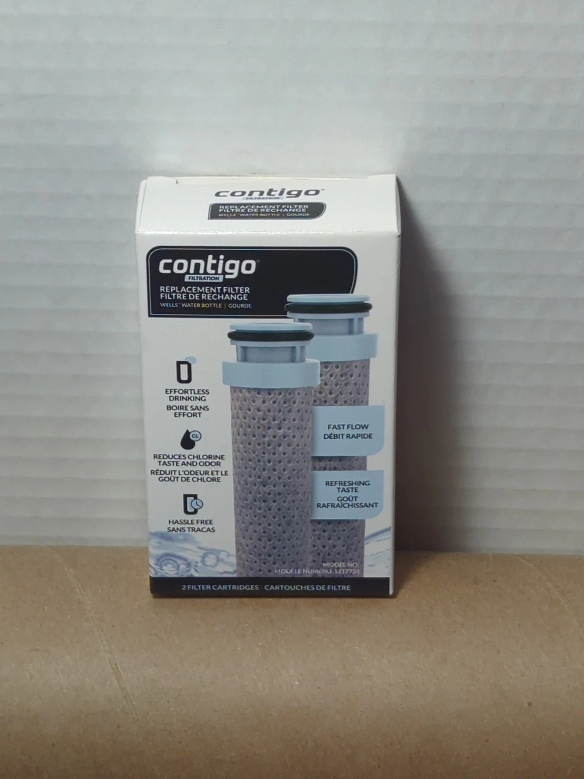 Contigo Replacement Water Filter Cartridge BPA-Free Compatible Bottle