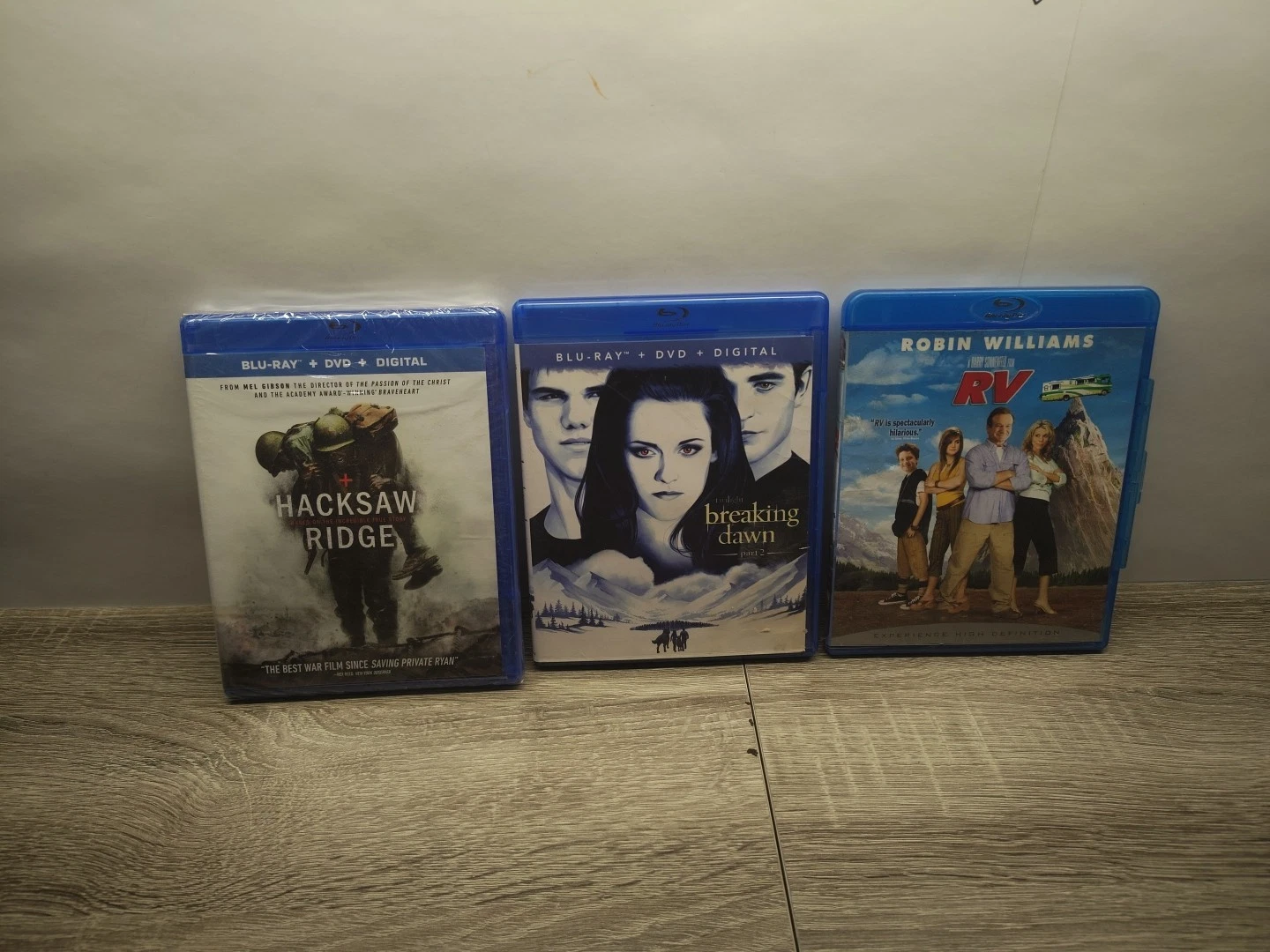 Blu-ray Movie Bundle 3 Films Mixed Titles Collection DVD Disc Lot