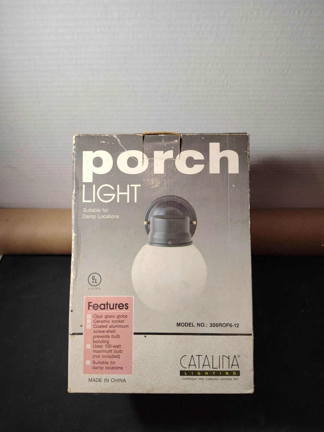 Lot of 2 Catalina Lighting Outdoor Porch Lights Wall-Mount Exterior Lanterns