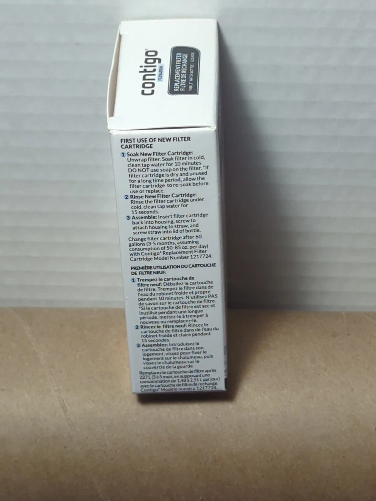 Contigo Replacement Water Filter Cartridge BPA-Free Compatible Bottle