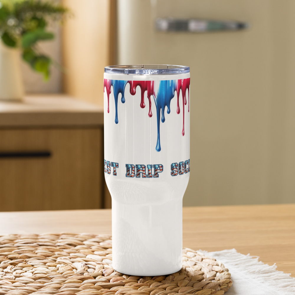 West Drip Social Drip Art Travel Mug