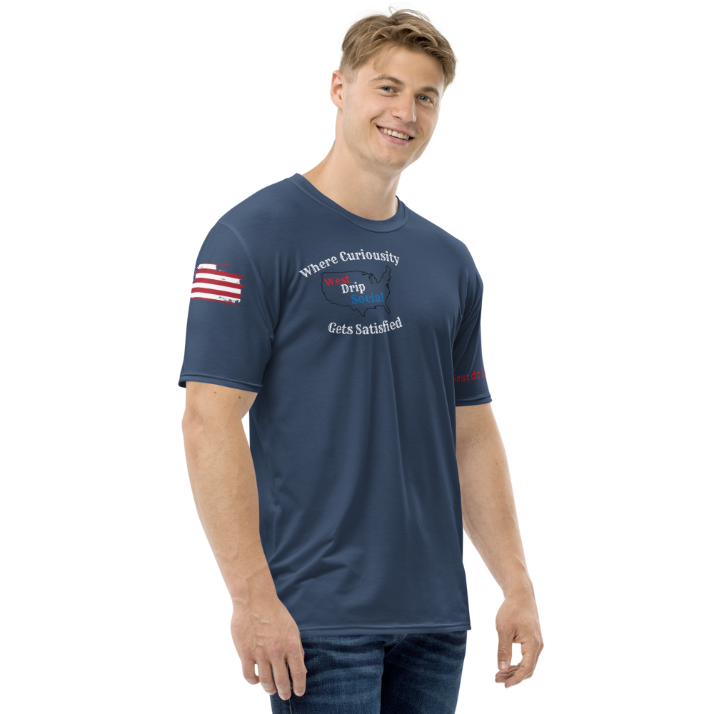 West Drip Social Men’s Navy T-Shirt