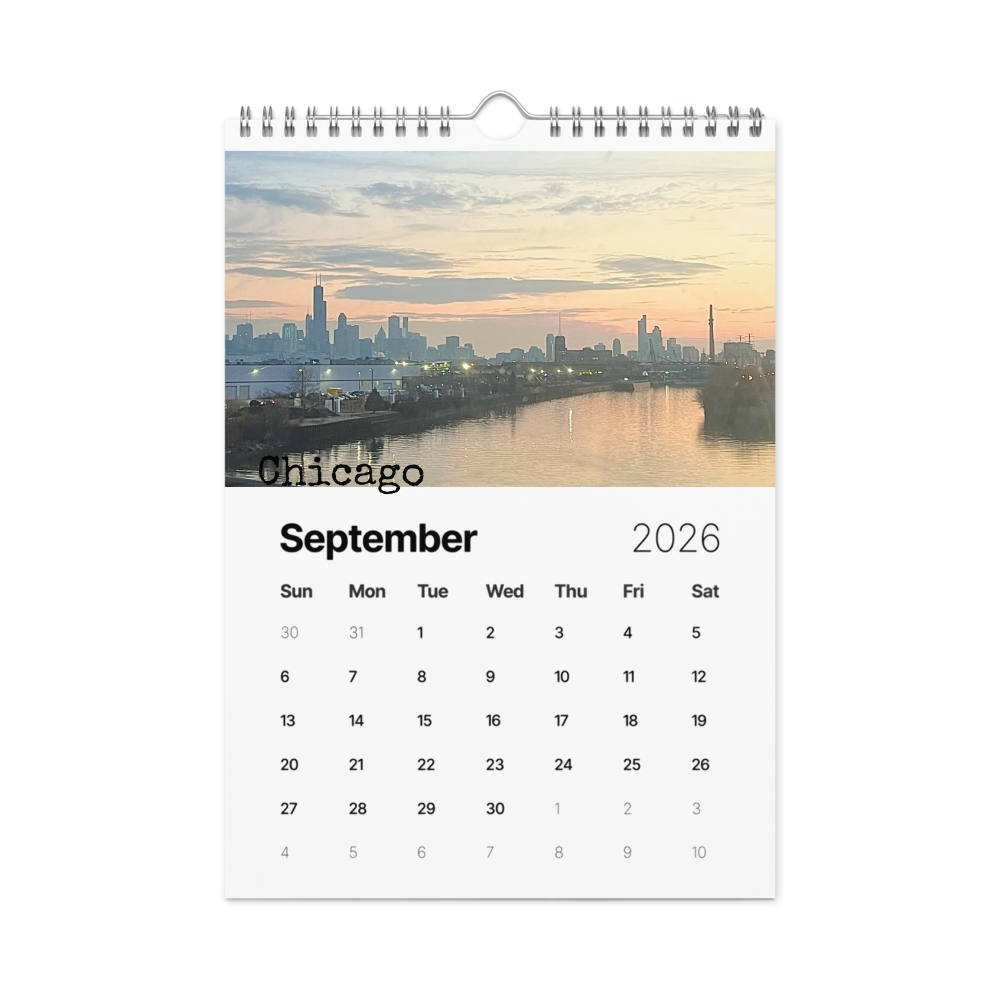 American Destinations Wall Calendar 2026