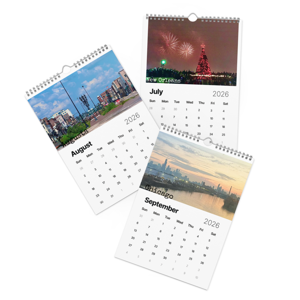 American Destinations Wall Calendar 2026