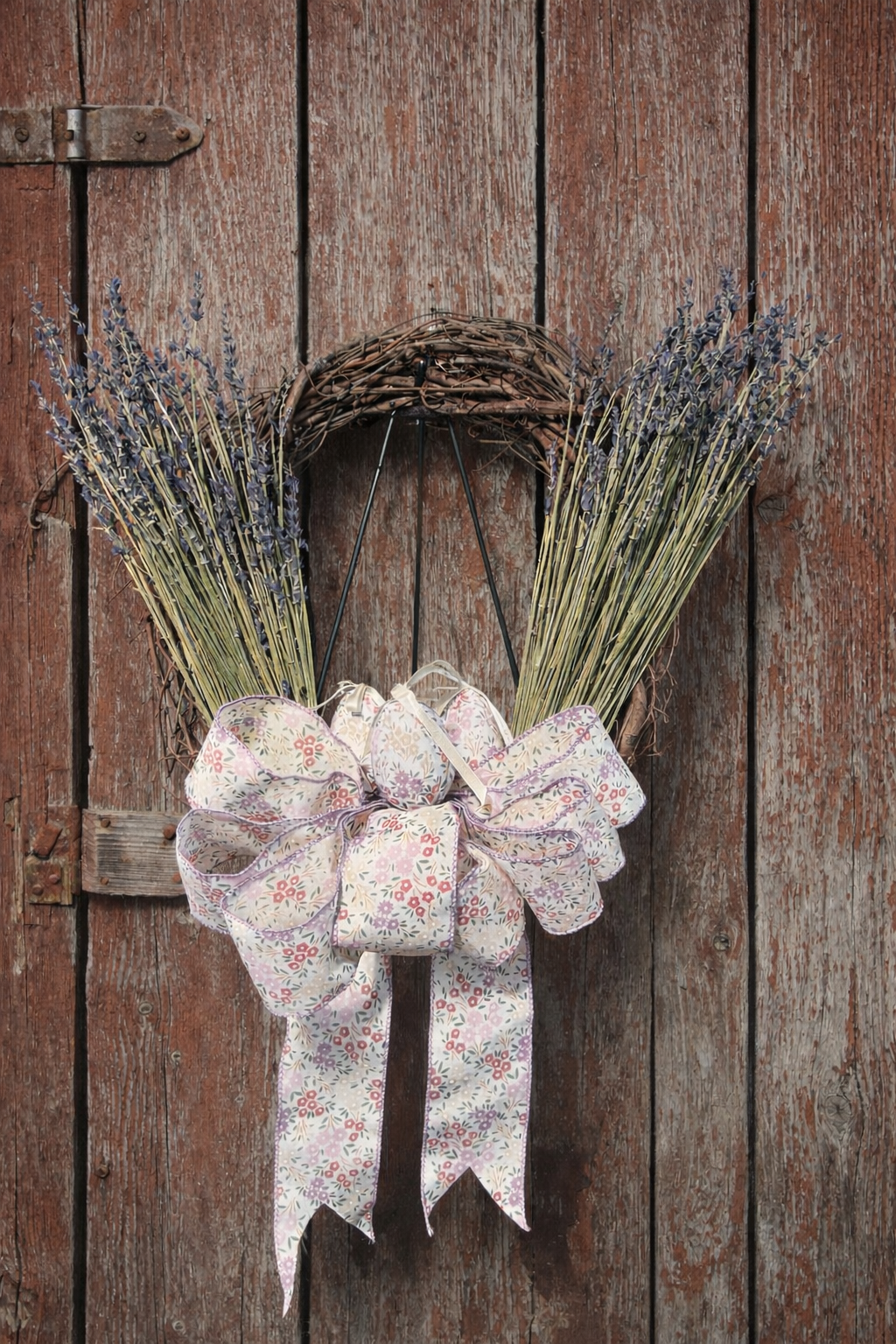 Lavender Rustic Easter Wreath