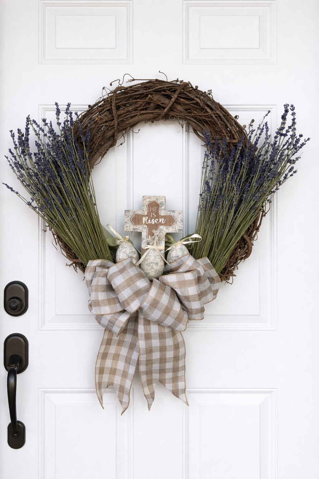 Lavender Grapevine Easter Wreath