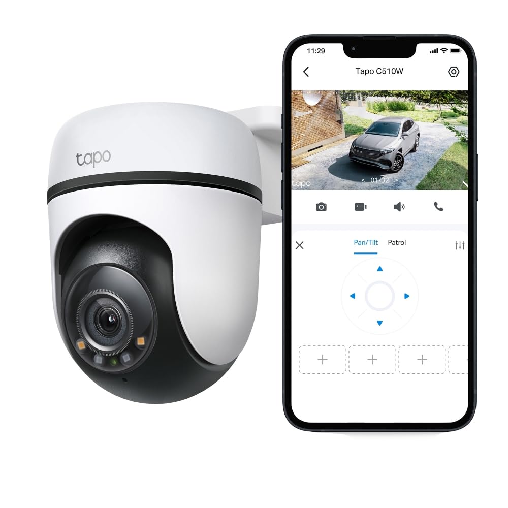 Tapo Outdoor Pan/Tilt Security Wi-Fi Camera | TAPO - C510WS