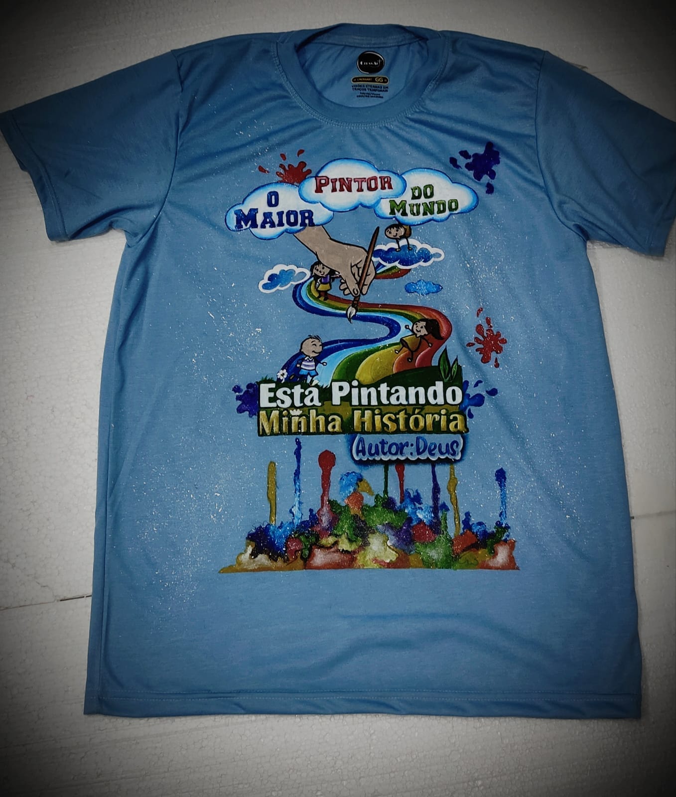 Camiseta Unissex Personalizada - Pintura Artística