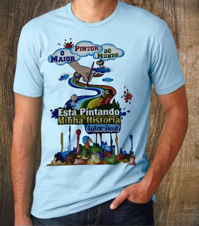 Camiseta Unissex Personalizada - Pintura Artística