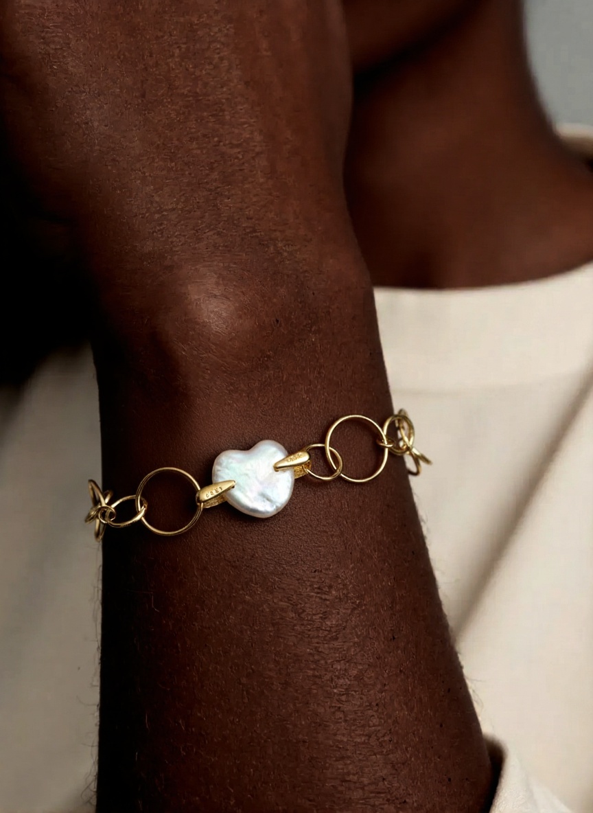Eternal Orbit Baroque Pearl Bracelet