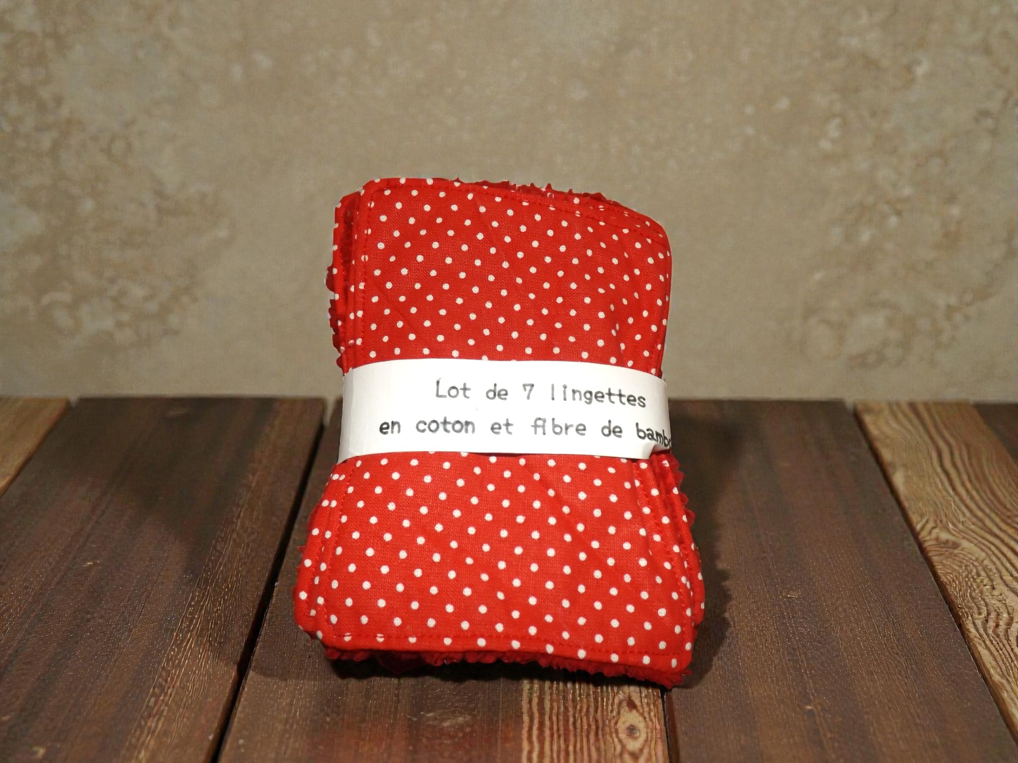 Lingettes démaquillantes réutilisables vendues par 7