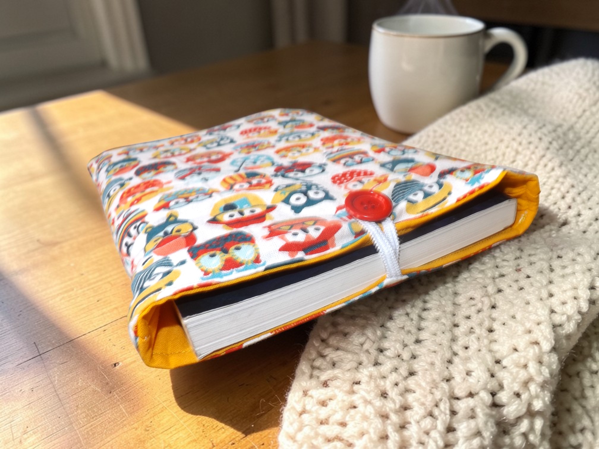 Pochette à livre thème plage 