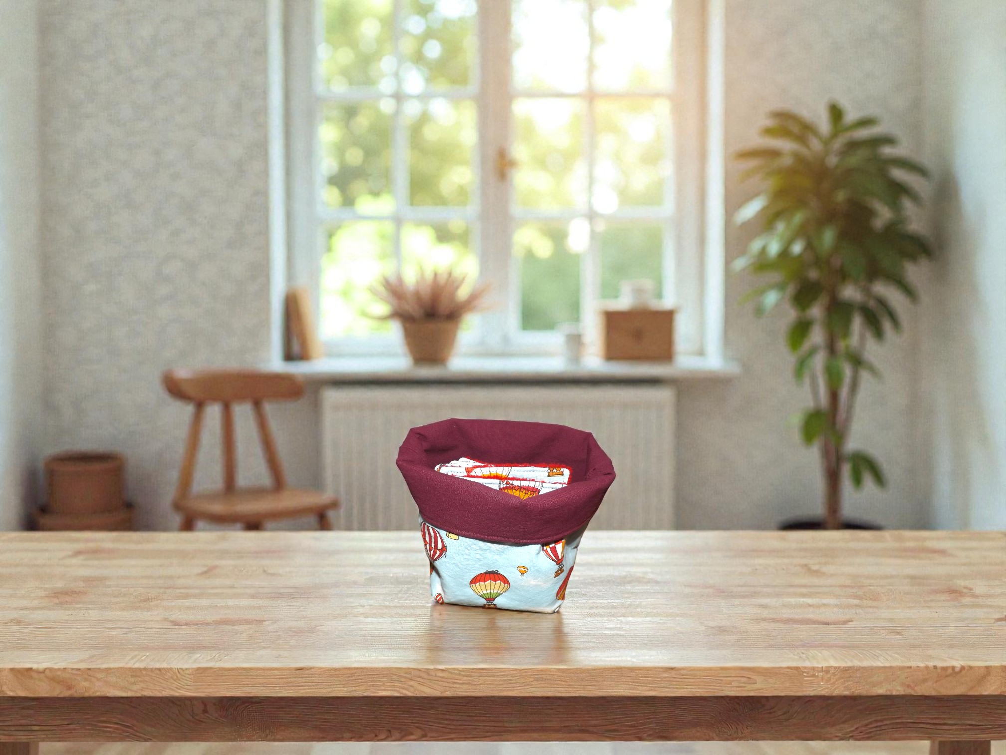 panière plus 7 lingettes assorties