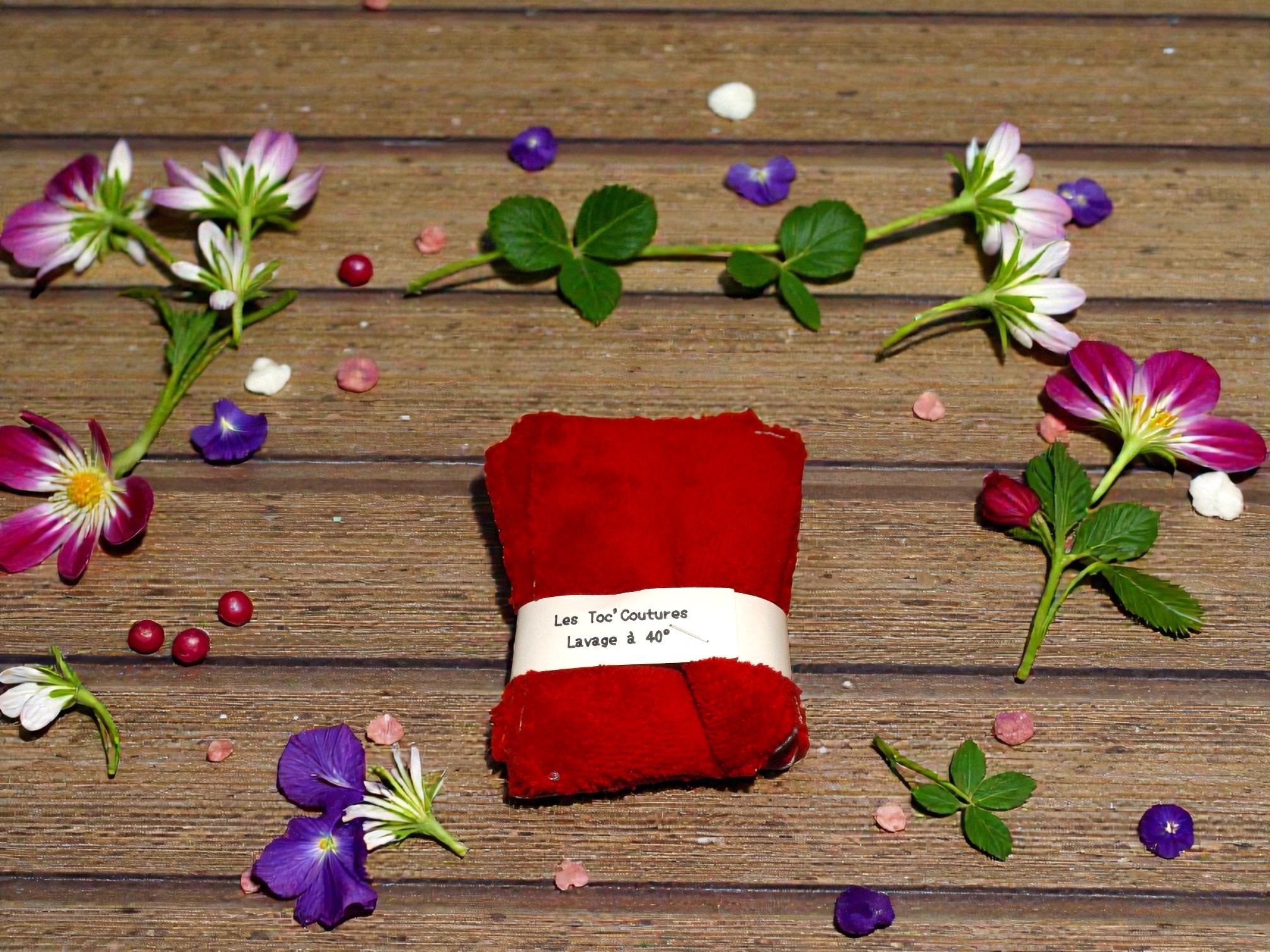 panière plus 7 lingettes assorties