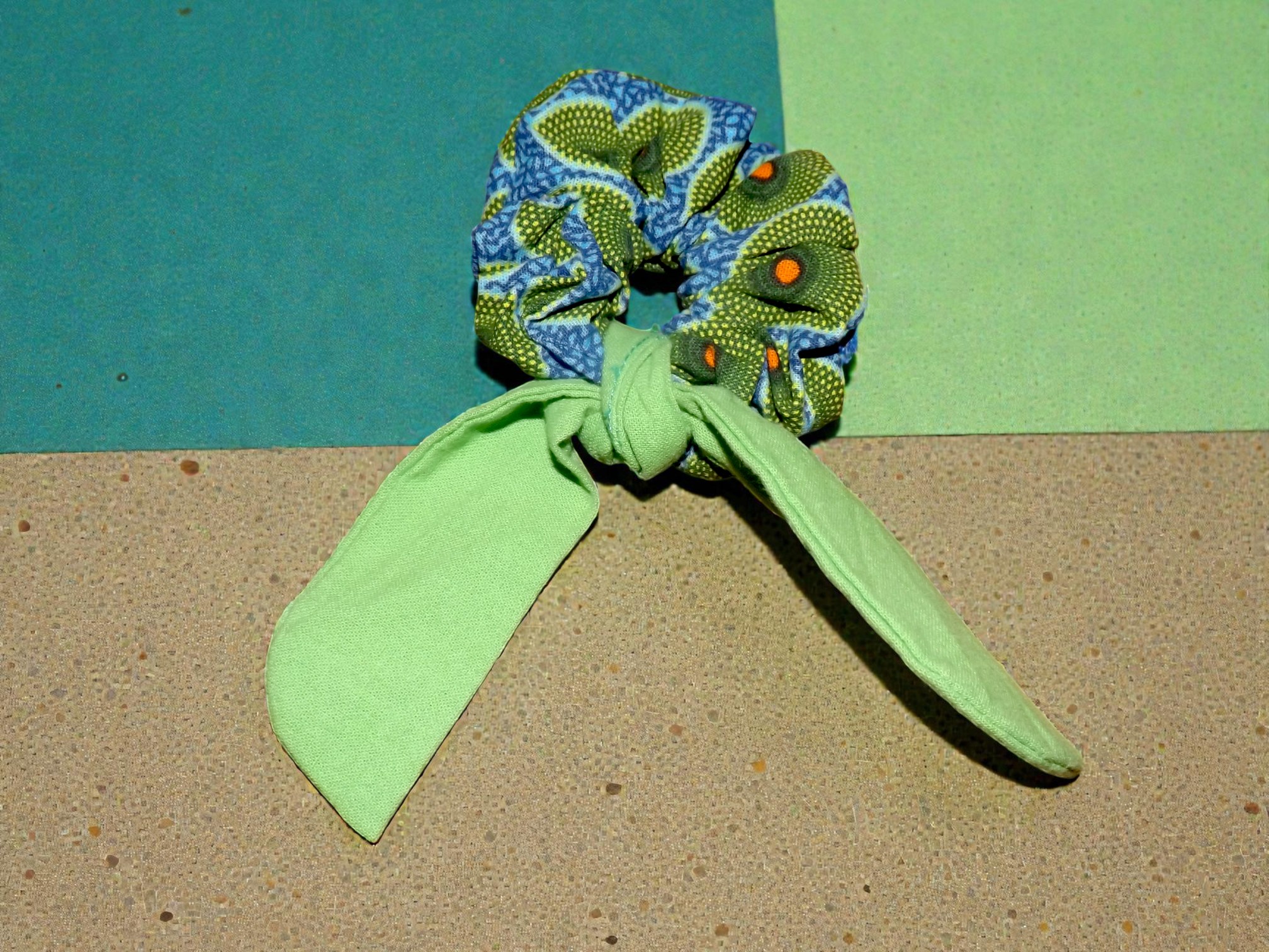 mini foulchie vert bleu