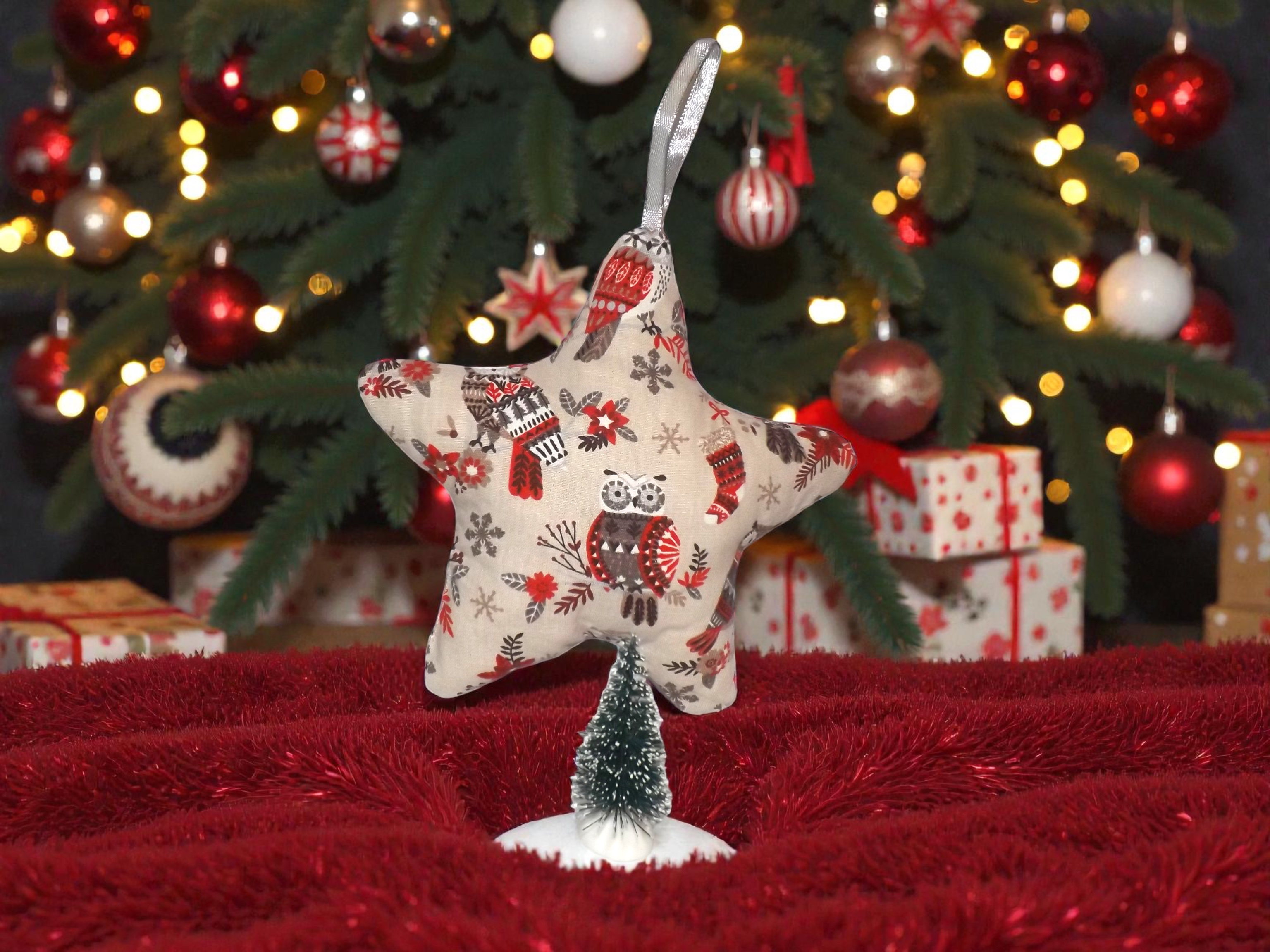 Étoile de Noël à suspendre